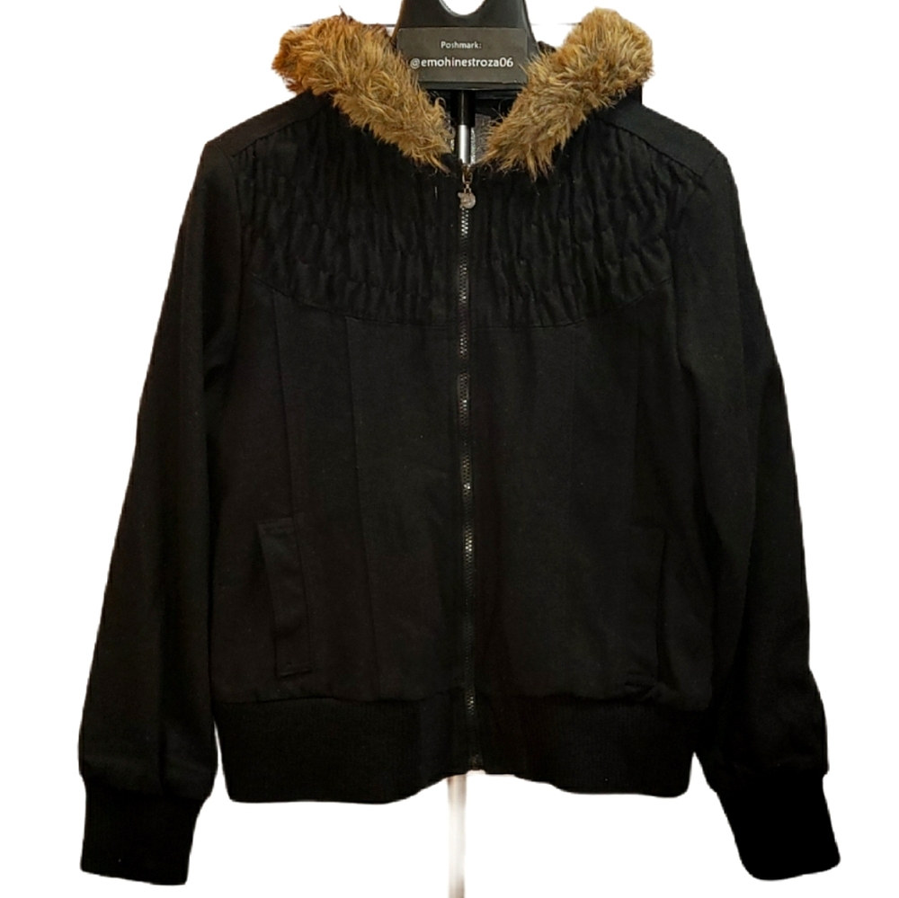 Dollehouse Black hooded Jacket